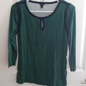 Ann Taylor patterned top
